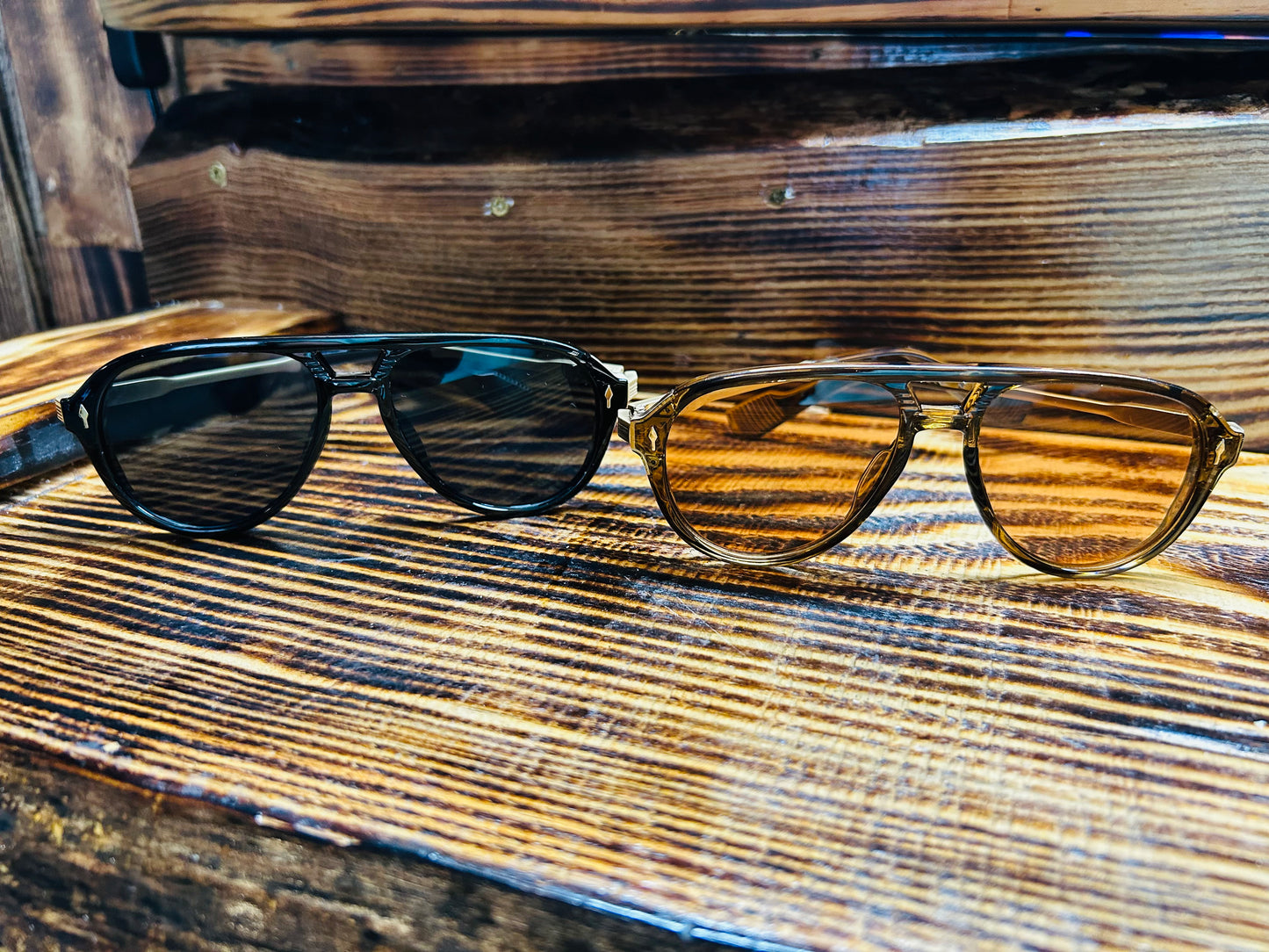 Oliver Black Aviator Sunglasses