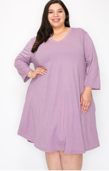 Plus size A-Line Dress