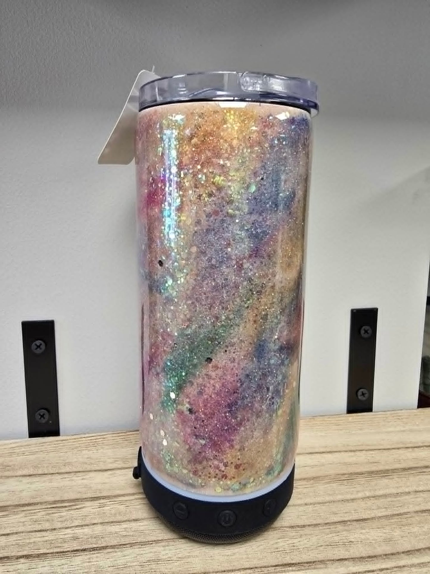 Glittery Bluetooth Speaker Tumbler