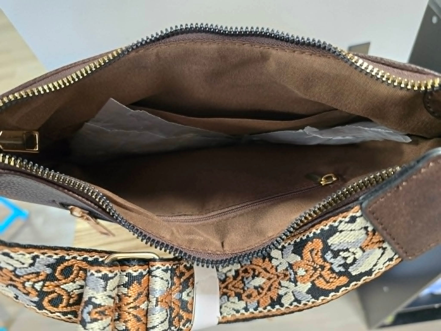 Brown purse/ crossbody