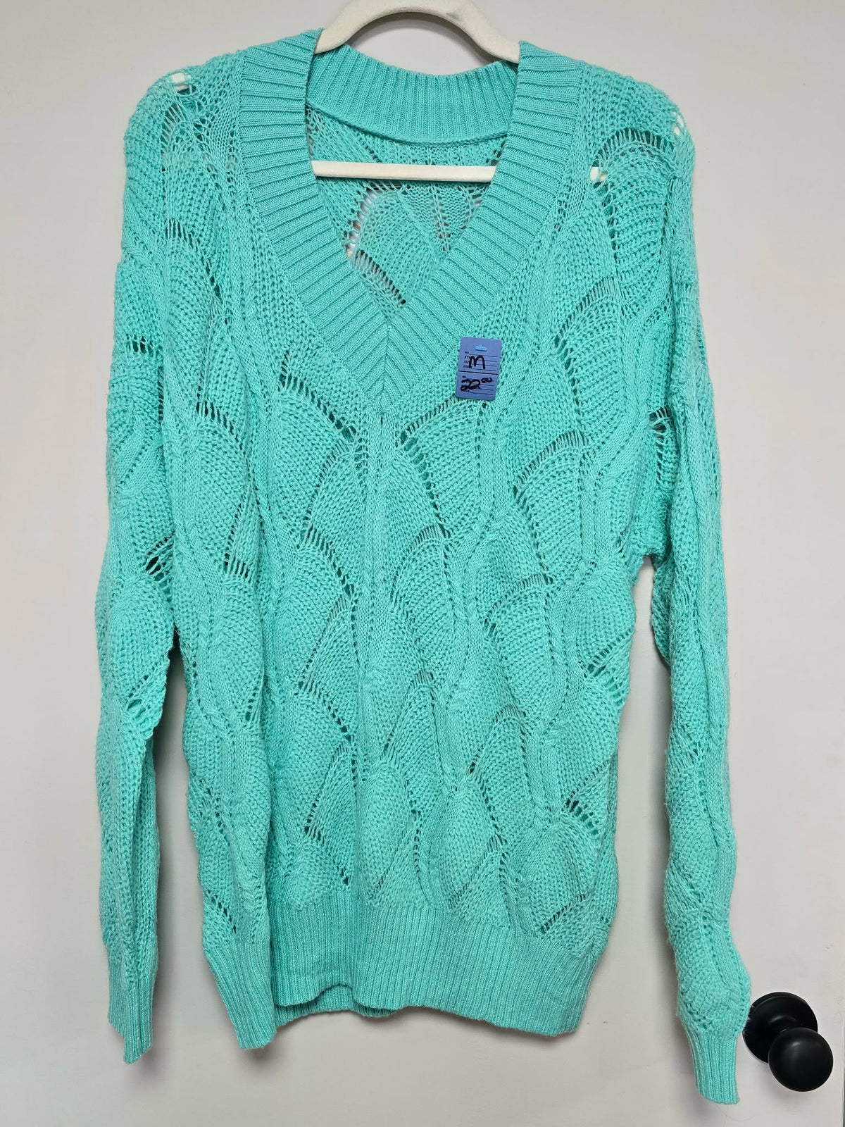 Mint V neck sweater