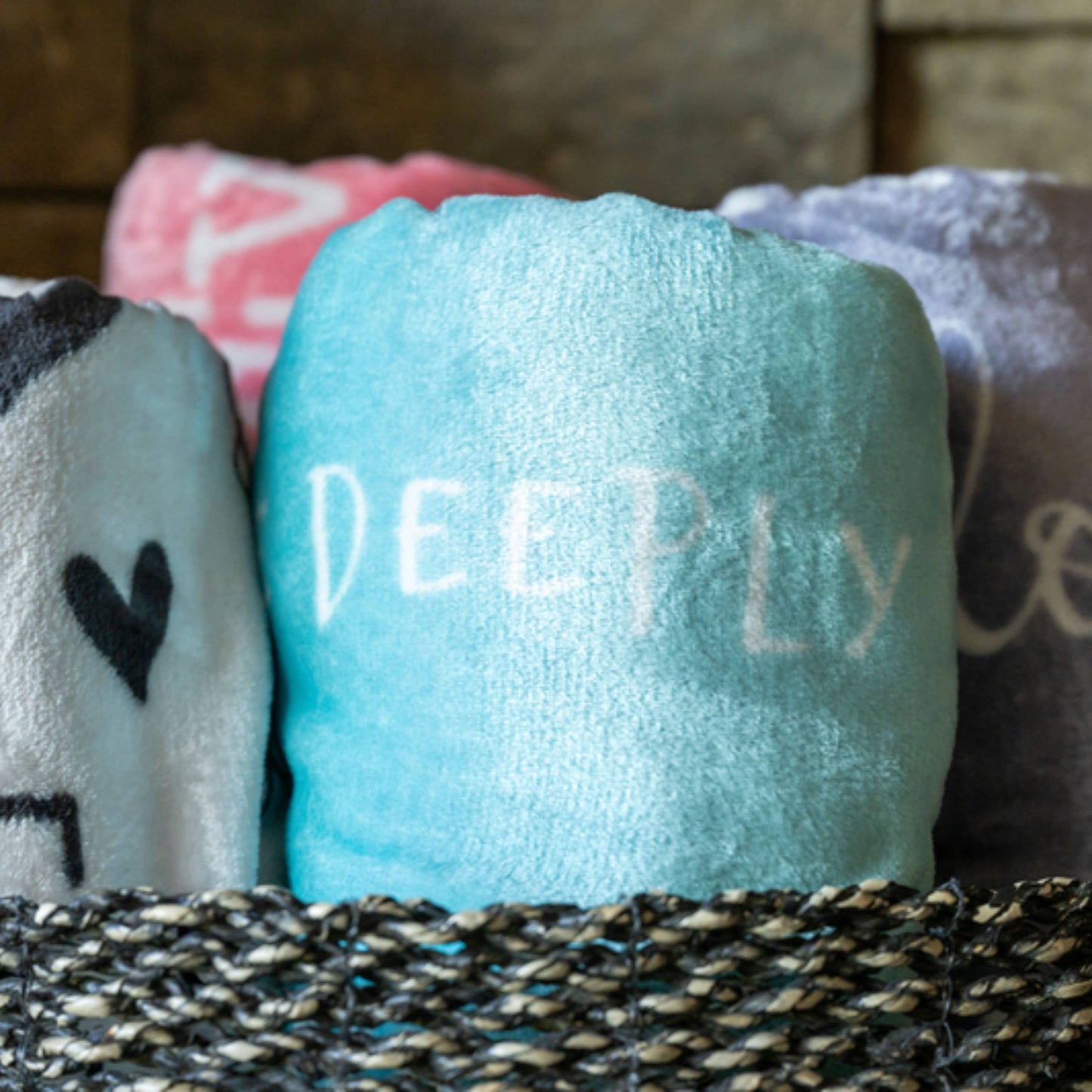"Inspire" - Sentimental Sayings Throw Blanket
