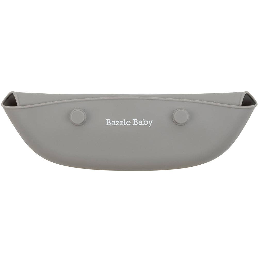 Foodie® Bib, all silicone: Grey Skies