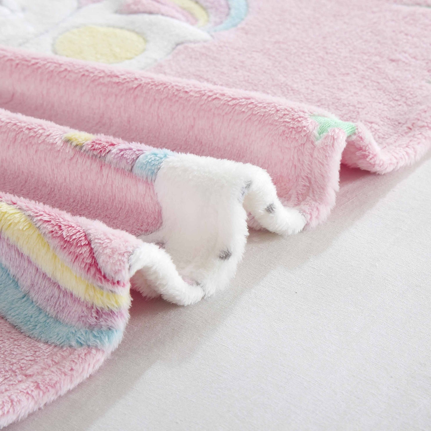"Kittycorn" Hooded Glow-in-the-Dark Throw Blanket