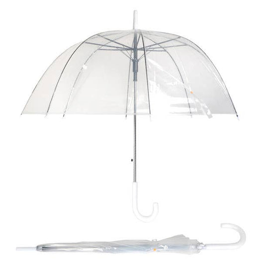 See-Thru-Bubble Wind-Resistant Premium Clear Umbrella