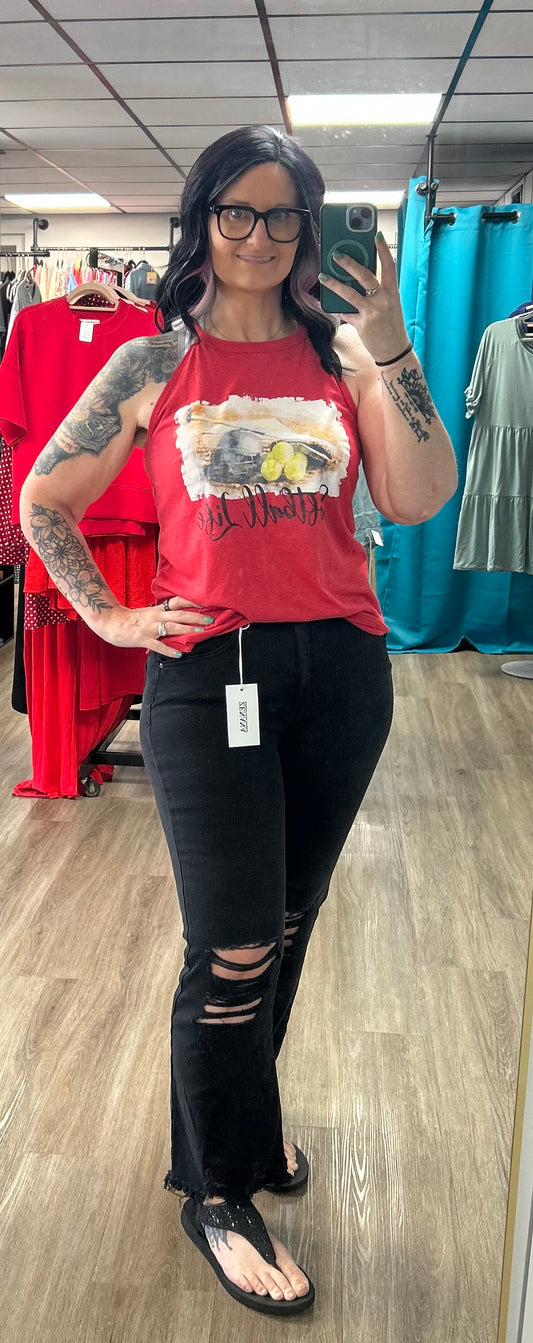 Zenana Distresses cropped jeans