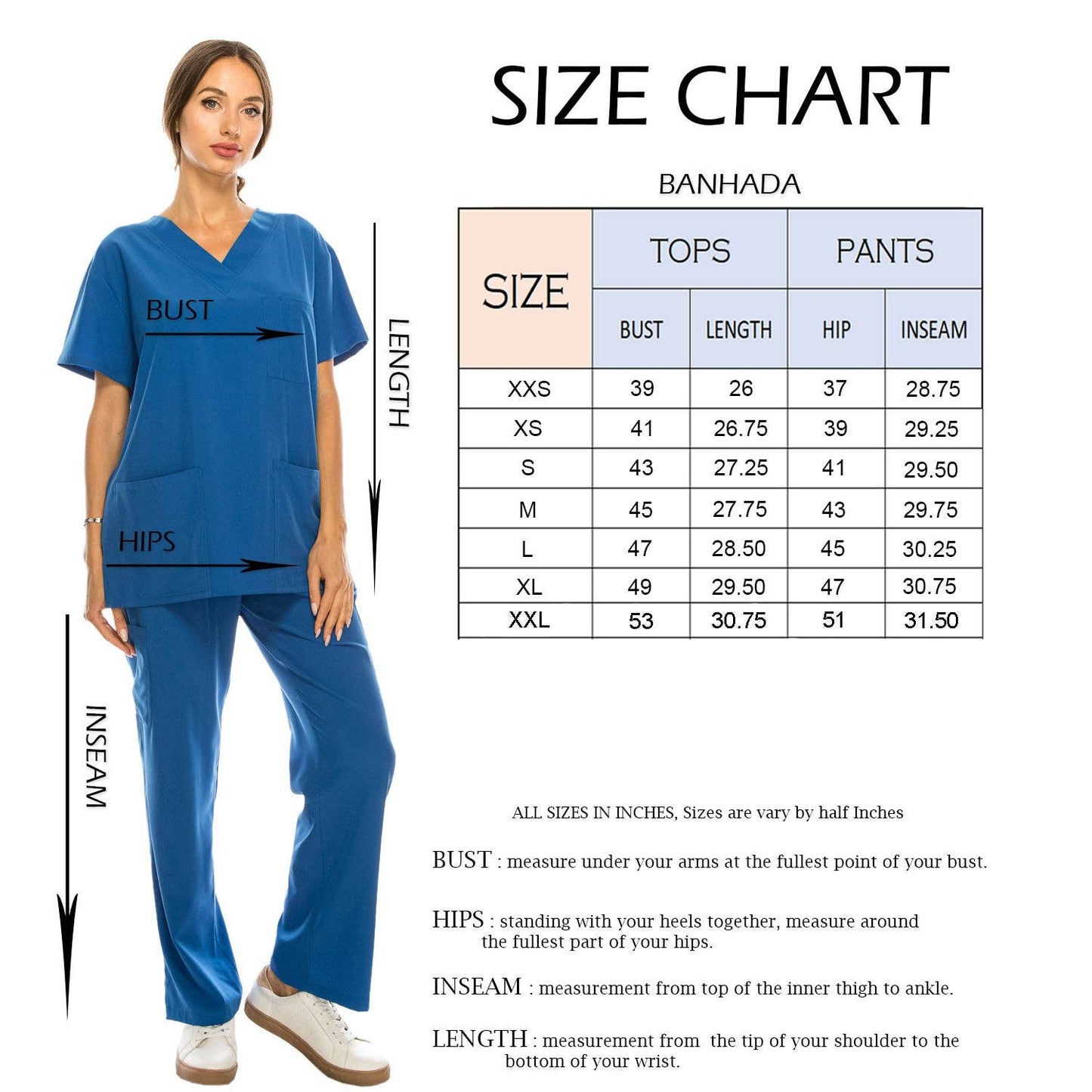 Red Scrub Set