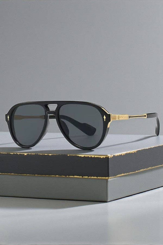 Oliver Black Aviator Sunglasses