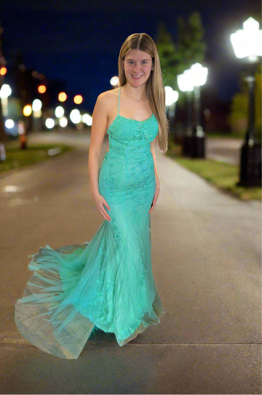 Mint Lace Floral size 2