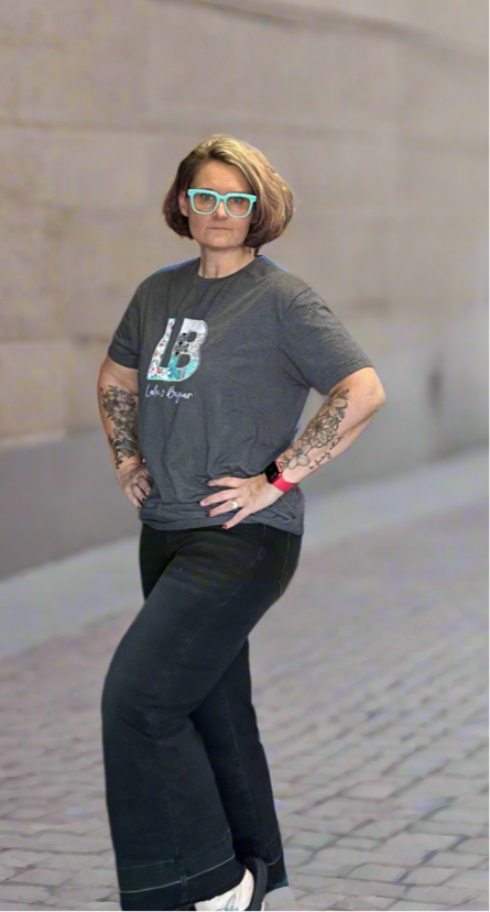 Black Denim straight leg jeans