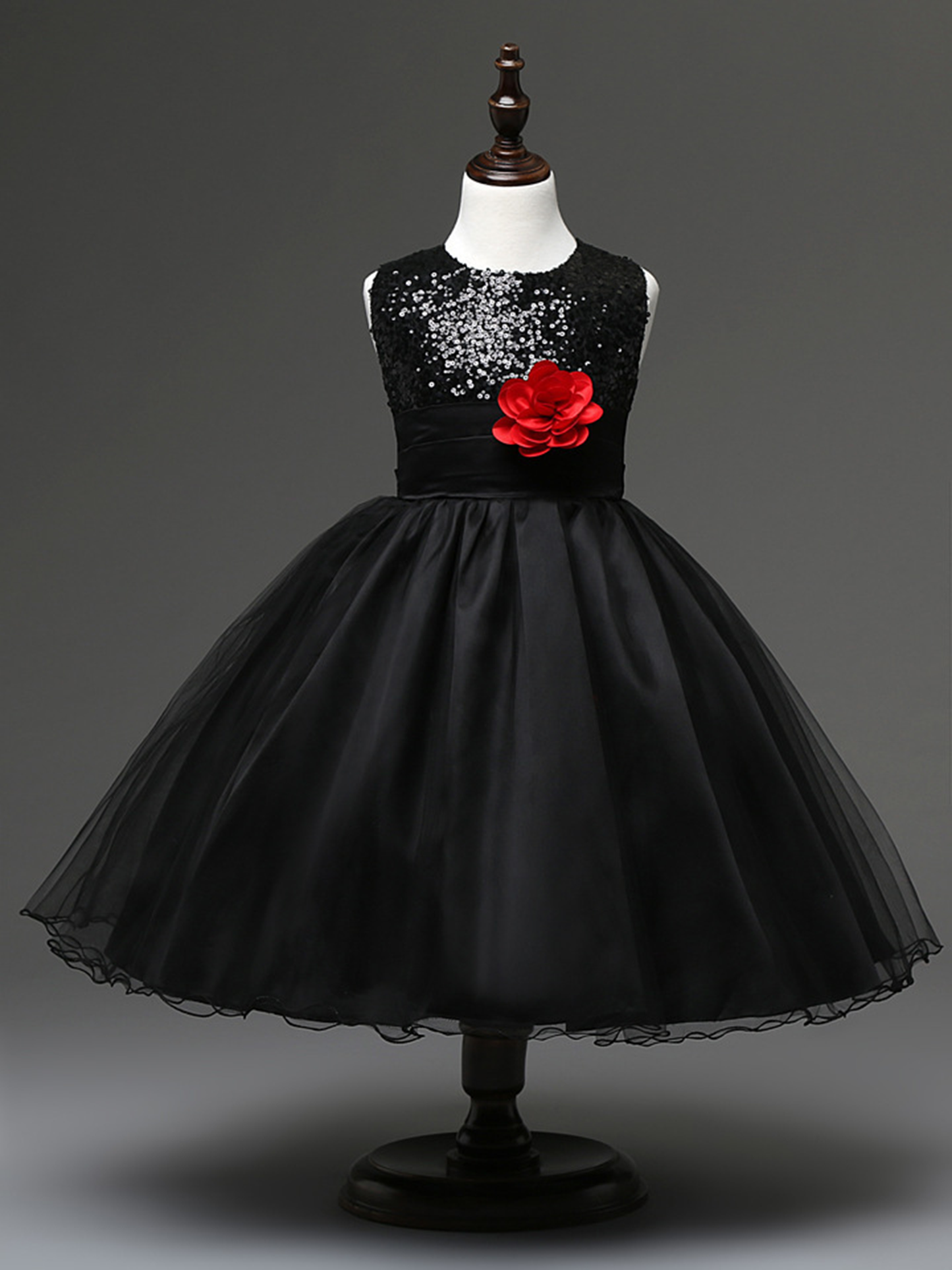 Lovely Sequin Flower Girl Dress