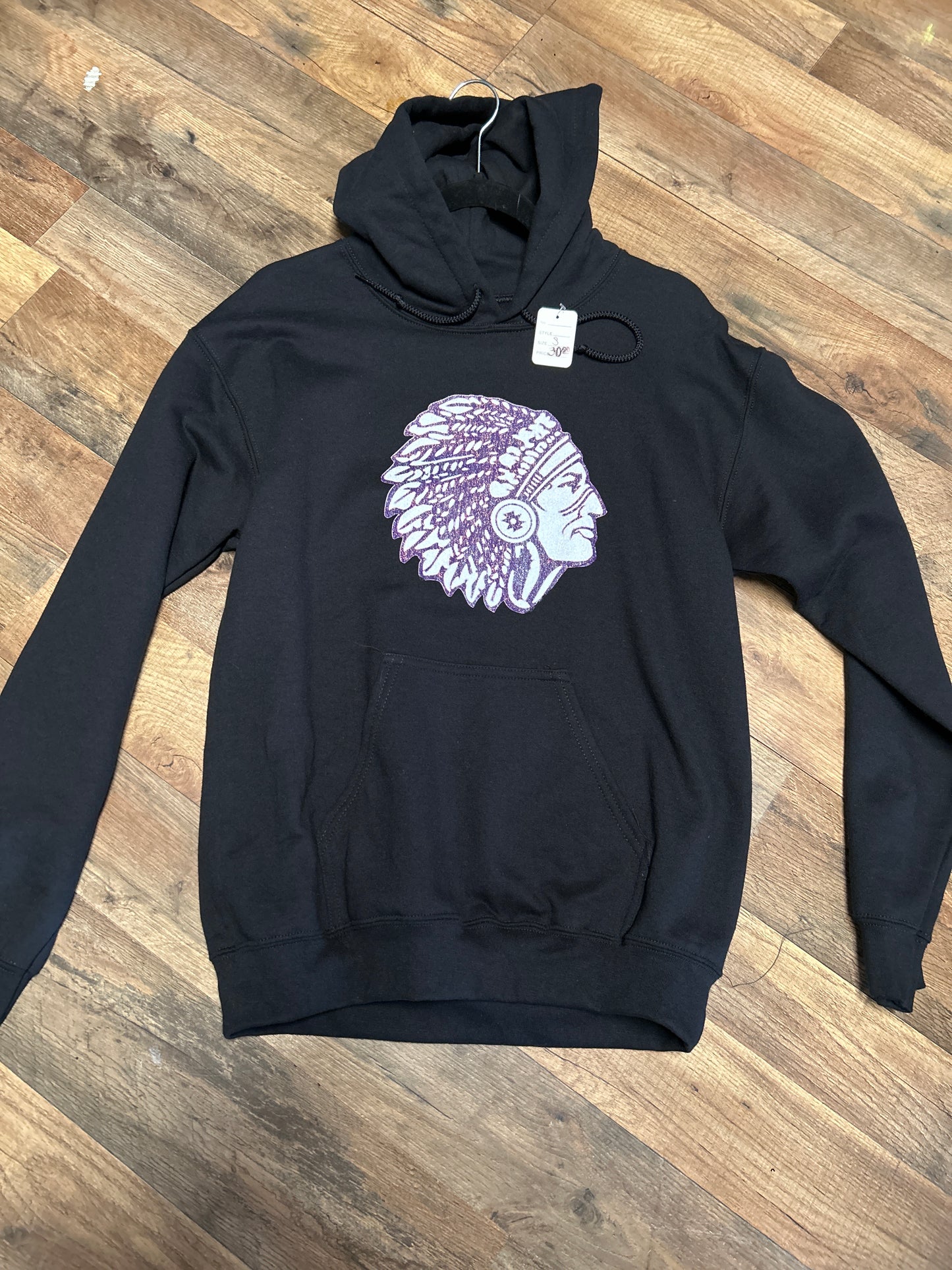 Warriors Glitter Black hoodie