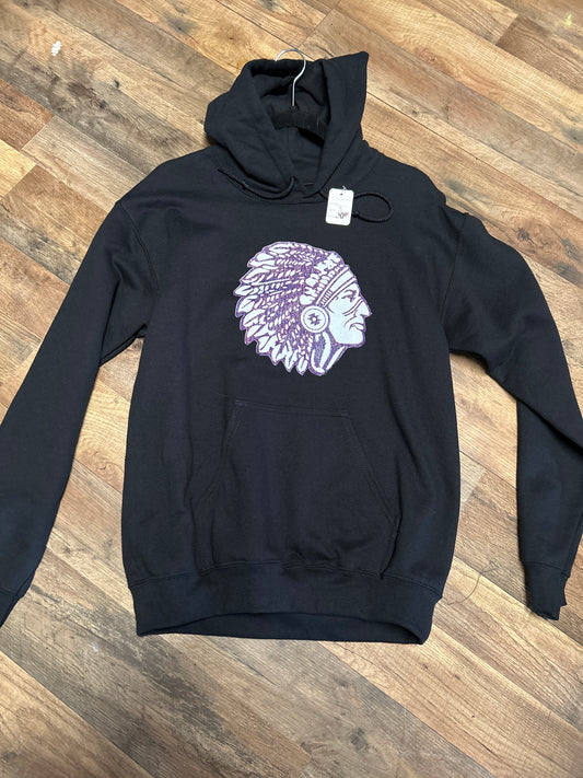 Warriors Glitter Black hoodie