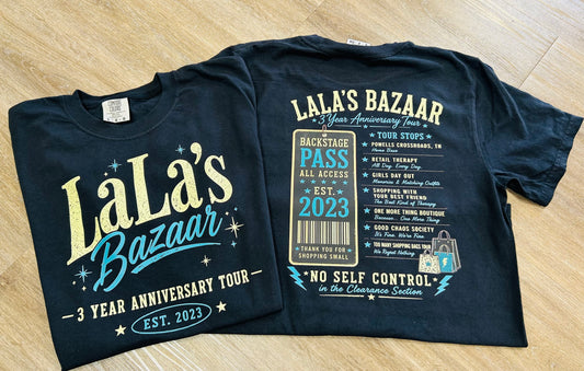 LaLa’s Anniversary Tour shirt -Preorder
