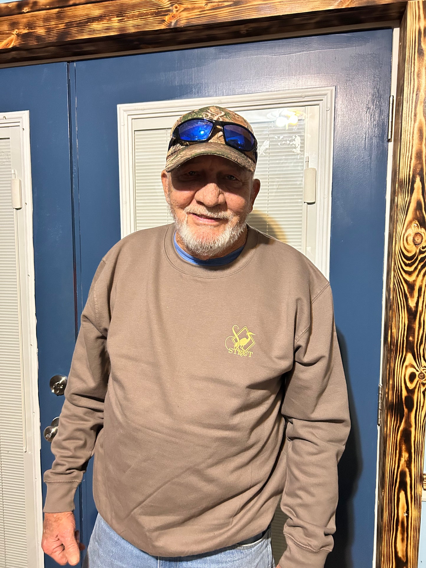 HUNTING AROUND THE CLOCK – Southern Strut Crewneck