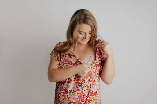 Wild Child Maternity Mommy Labor and Delivery/ Nursing Gown