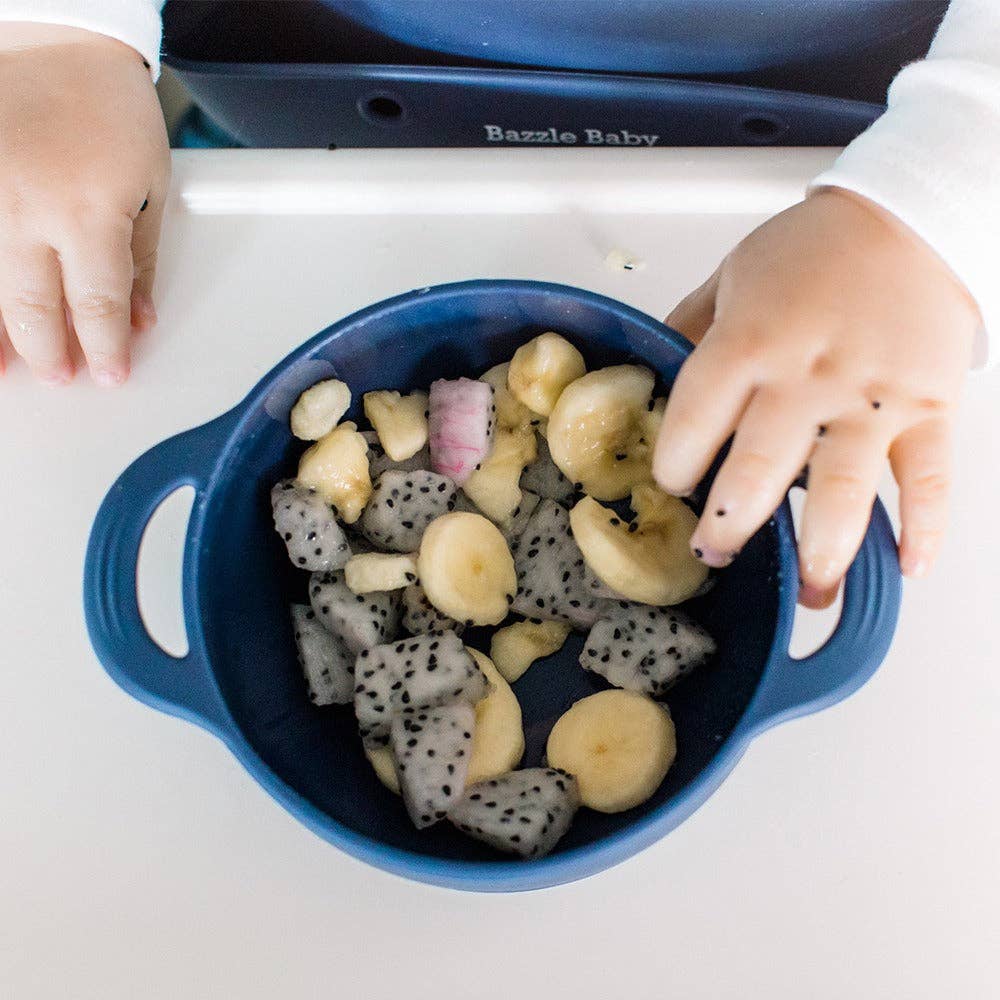 Foodie® Bowl with Lid + Spoon: Navy