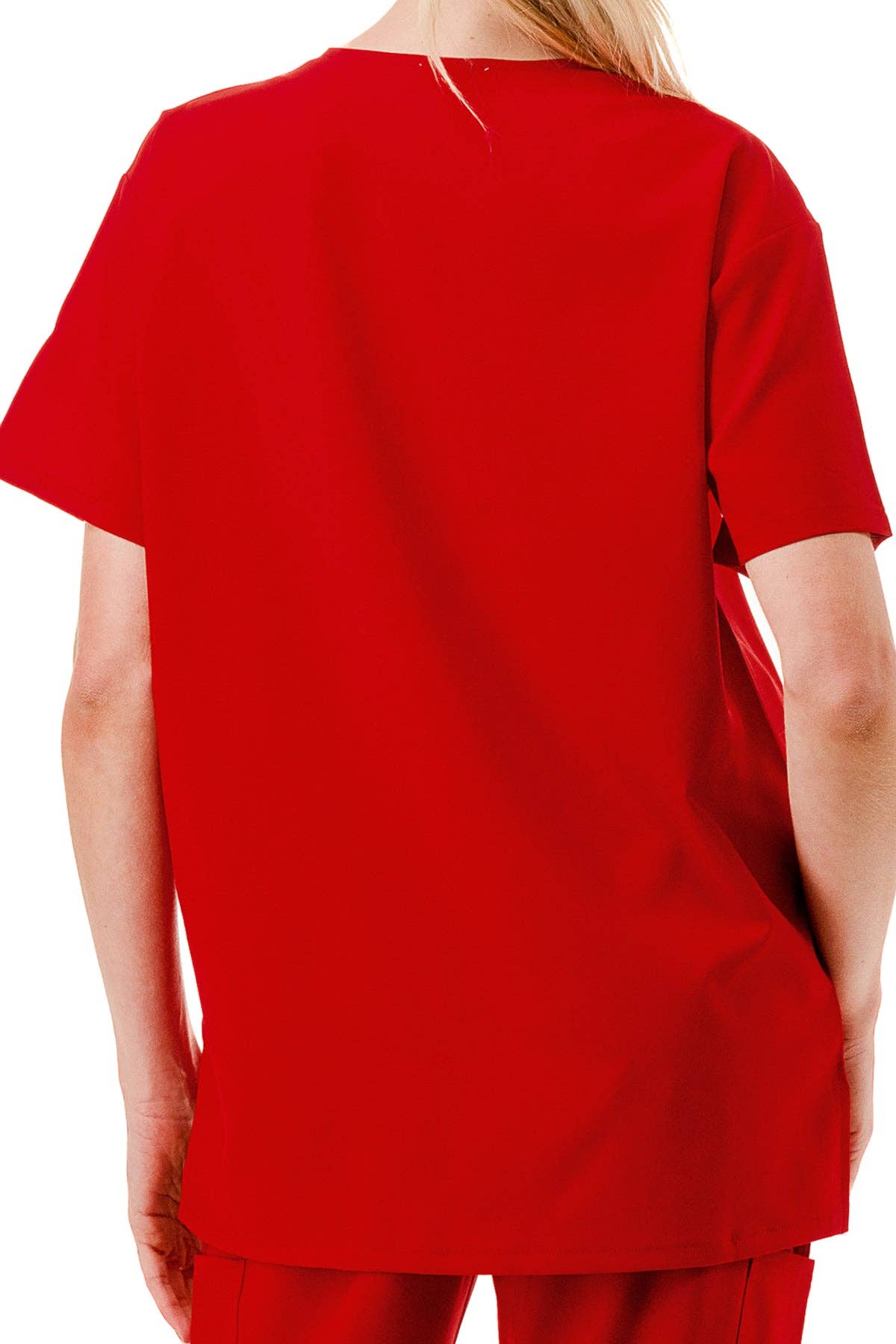 Red Scrub Set
