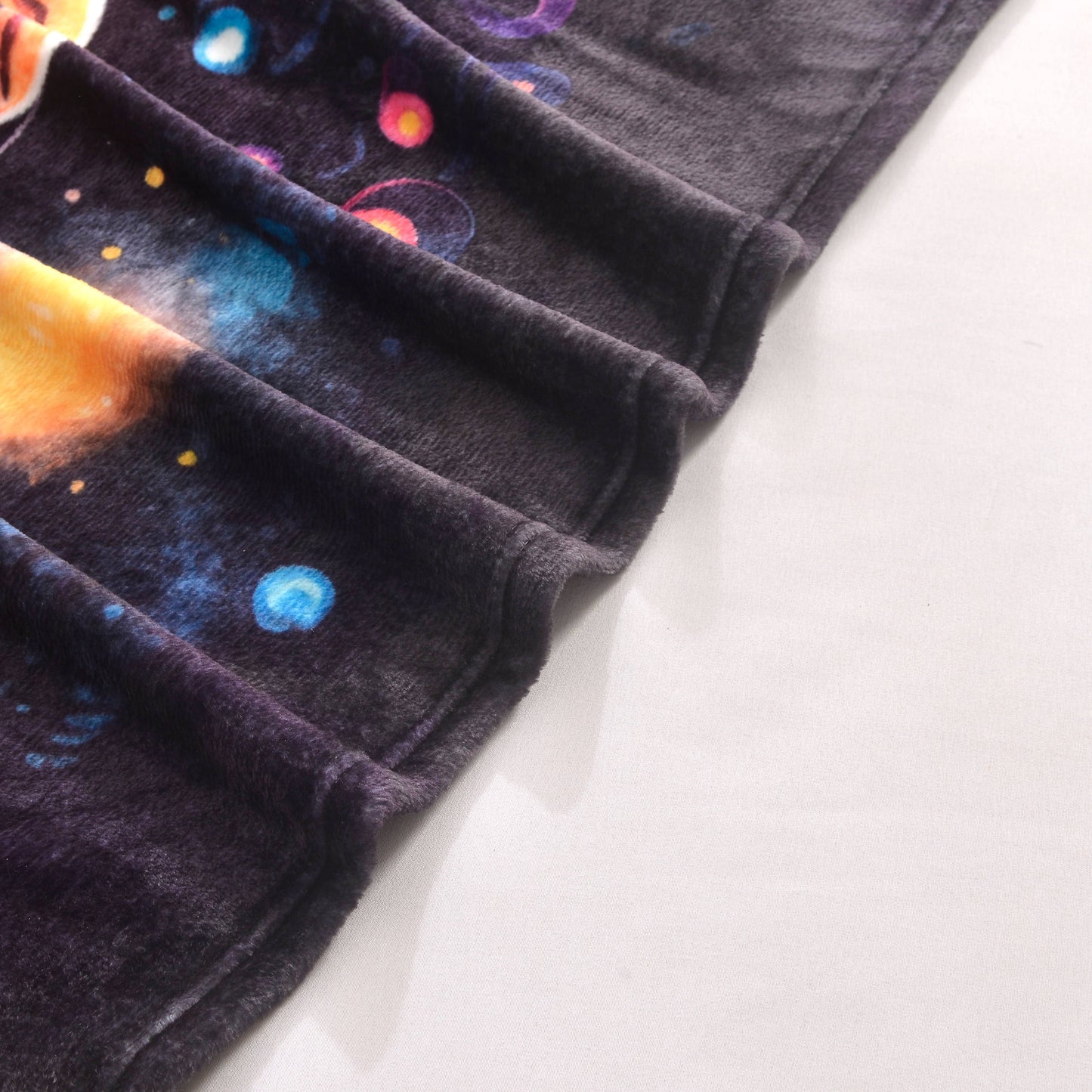 "Psychedelic Mushrooms"  1-Ply Faux Fur Everyday Blanket