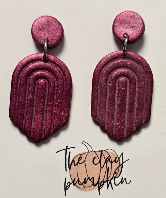 Shimmery maroon