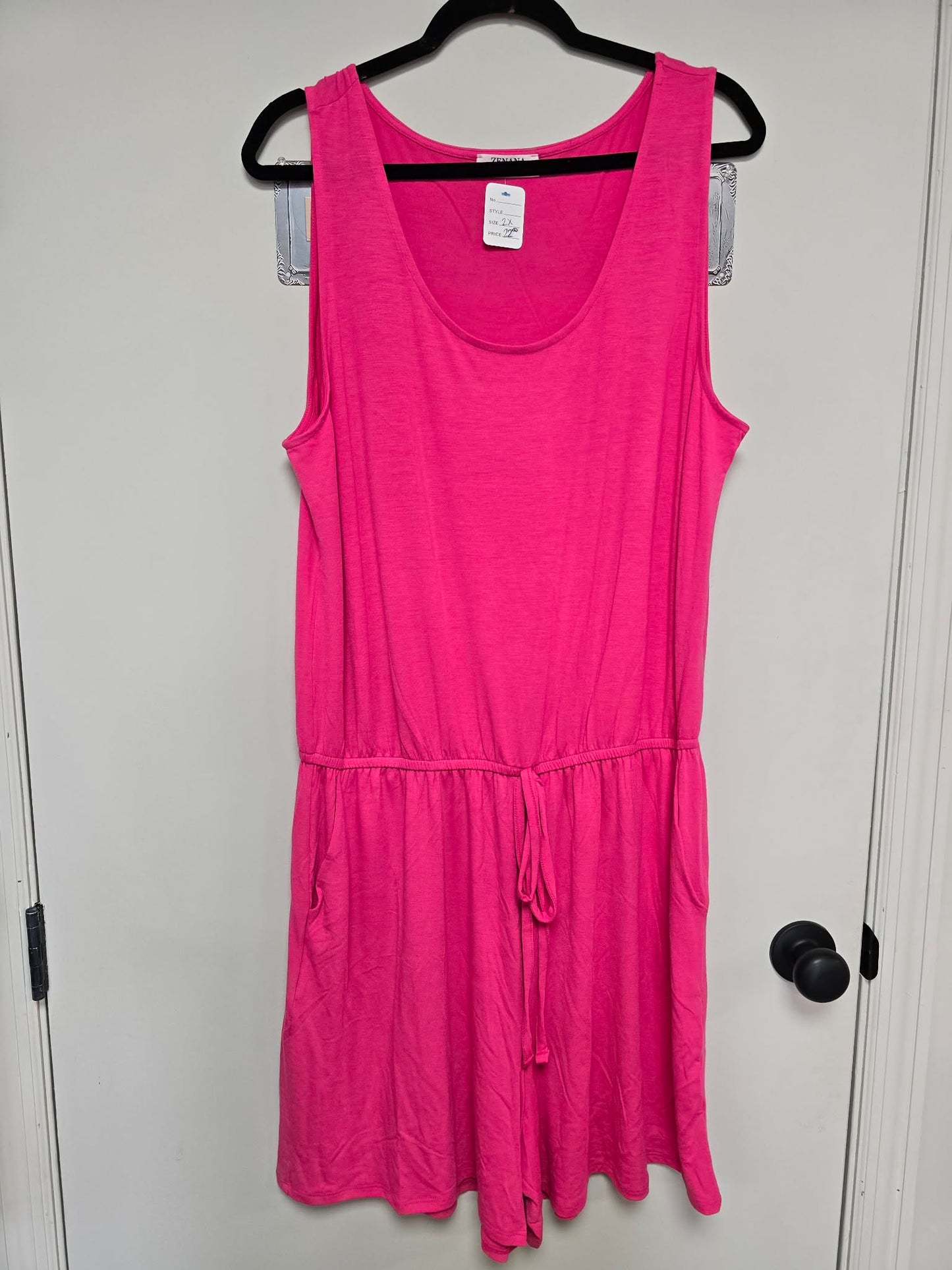 Zenana Plus Size Romper w/ pockets
