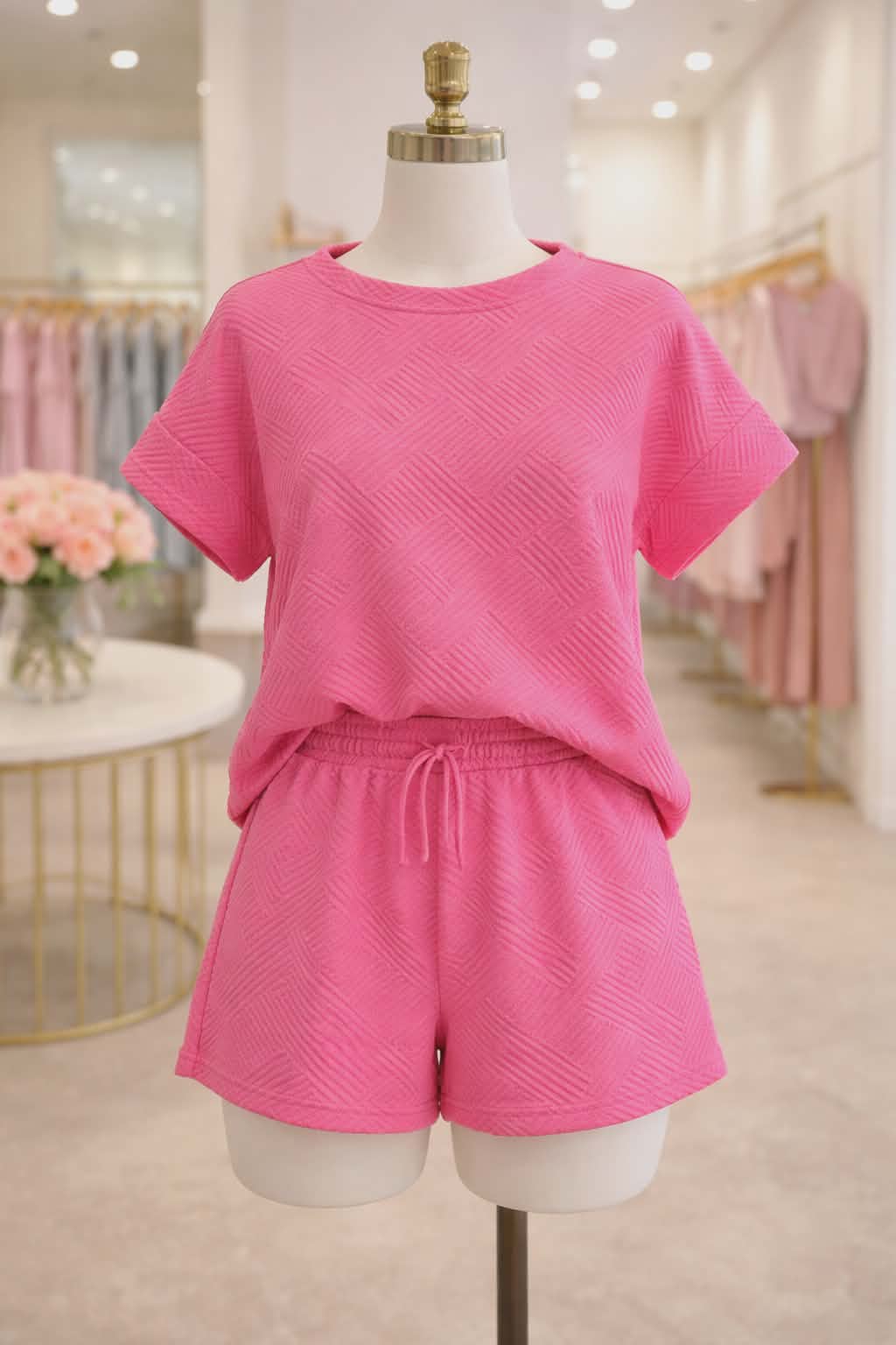 Pink Short Set