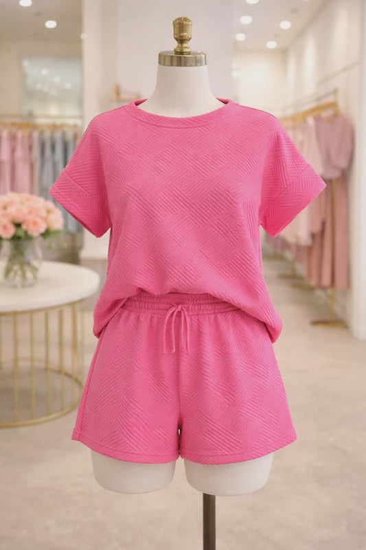 Pink Short Set