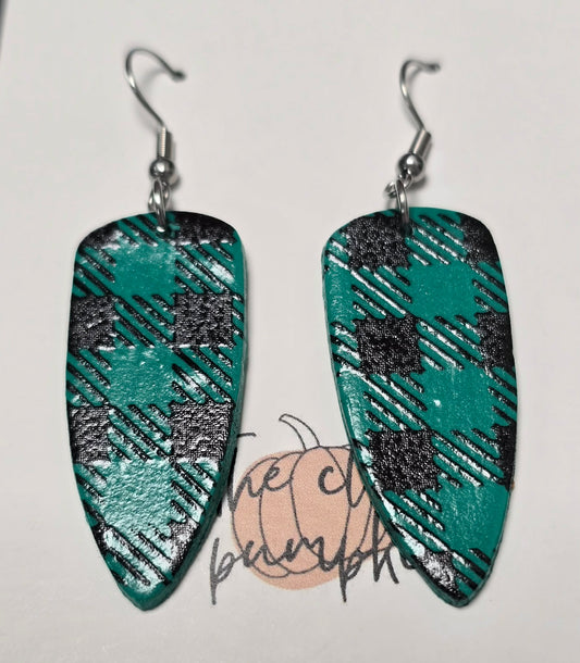 Green and black plaid