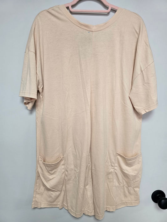 Beige Romper w/ pockets