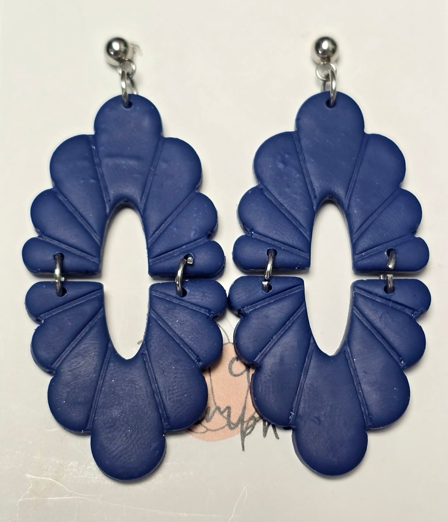 White or blue dangles