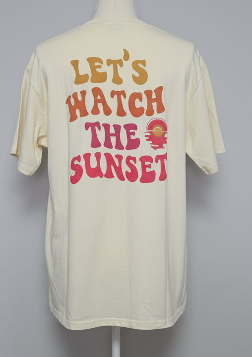 Let's watch the sunset t-shirt