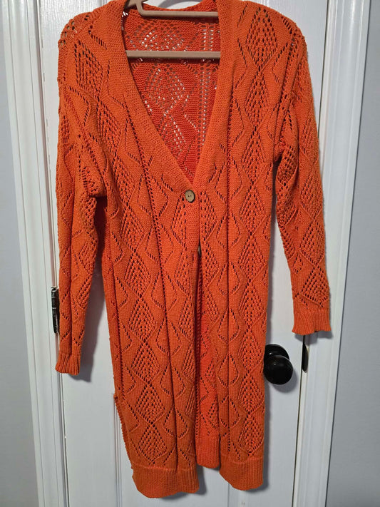 Orange Cardigan