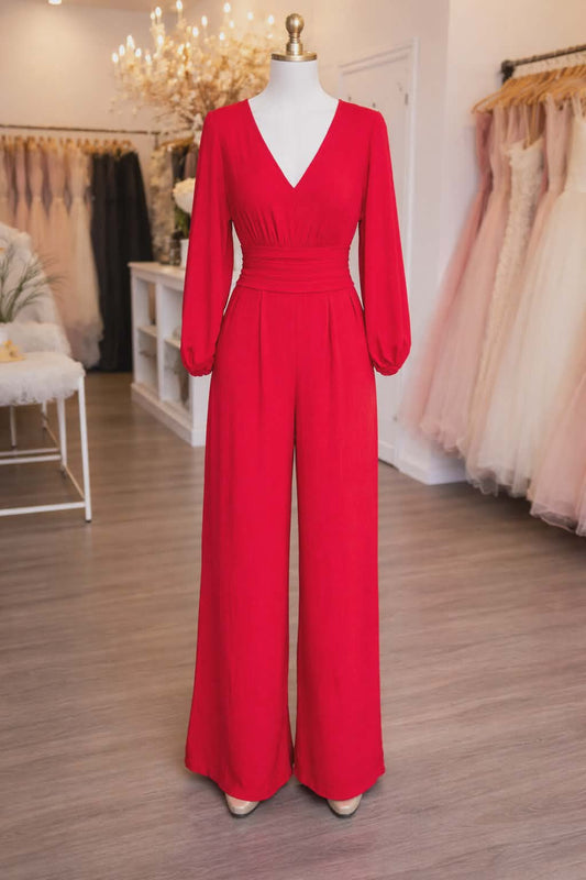 Red romper