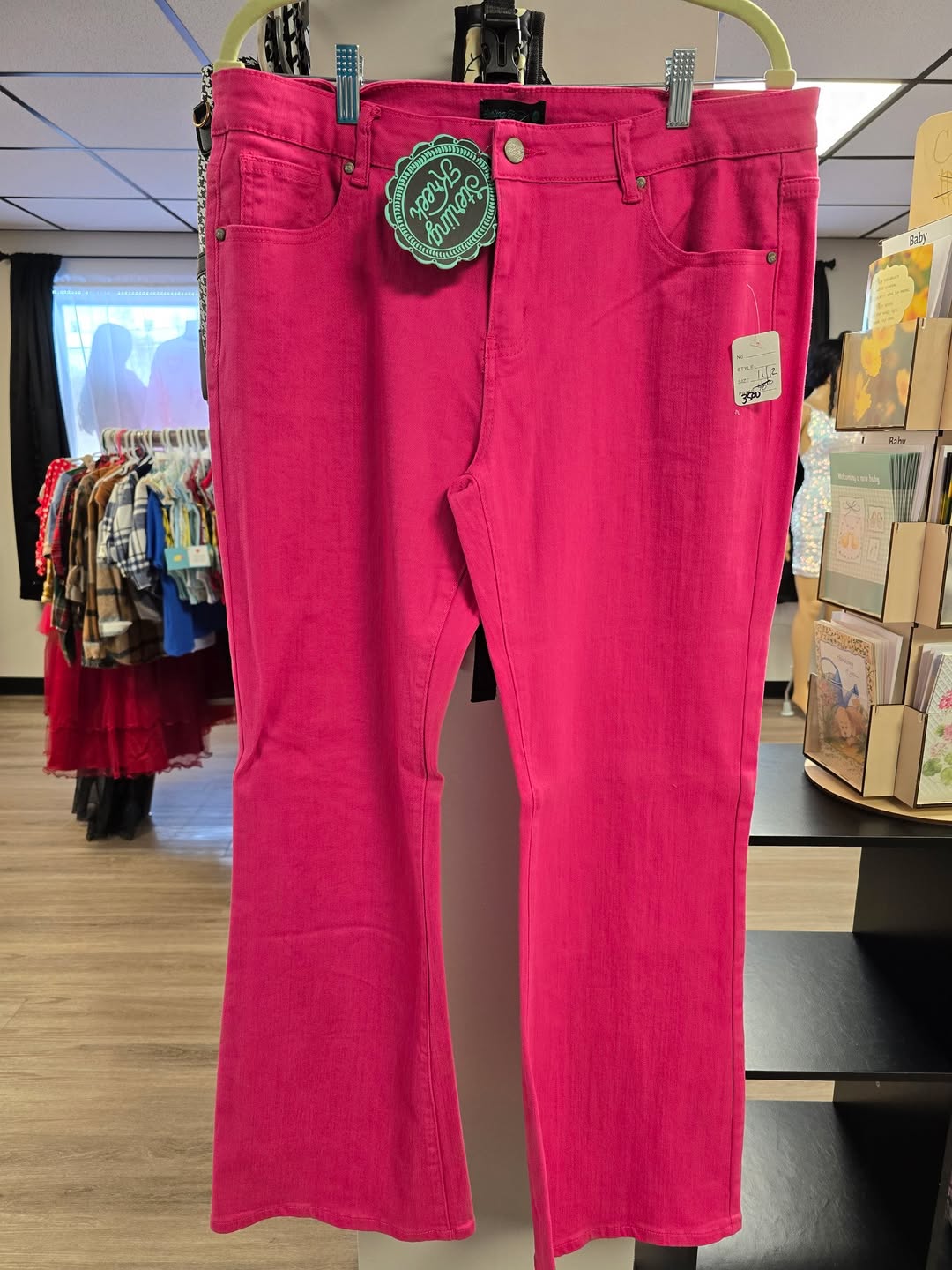 Pink Denim Jeans
