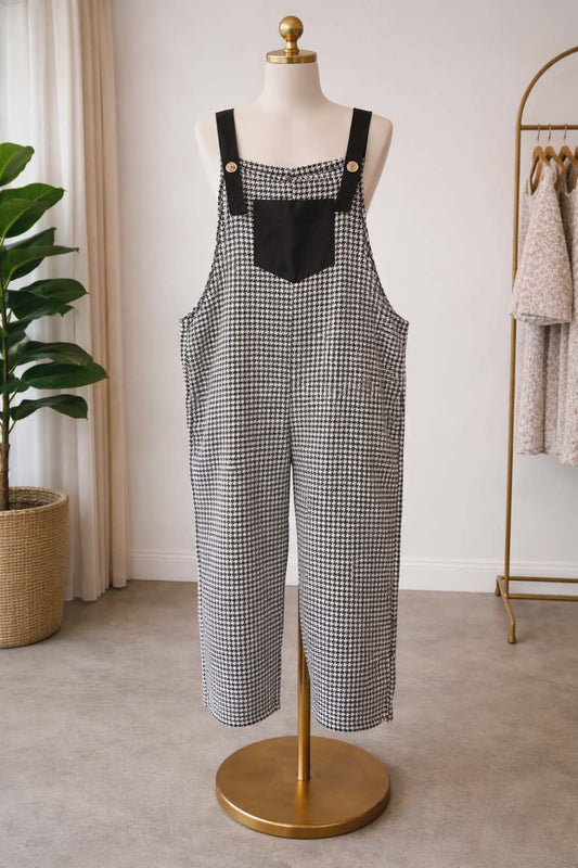 Houndstooth Overalls