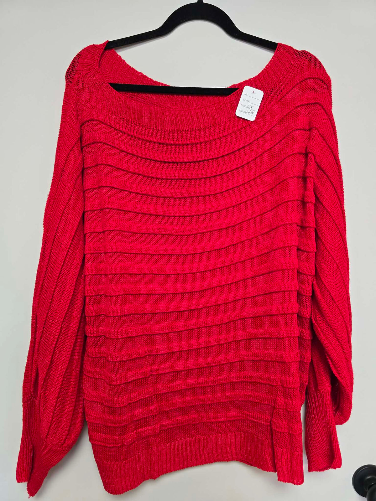 Off the shoulder sweater