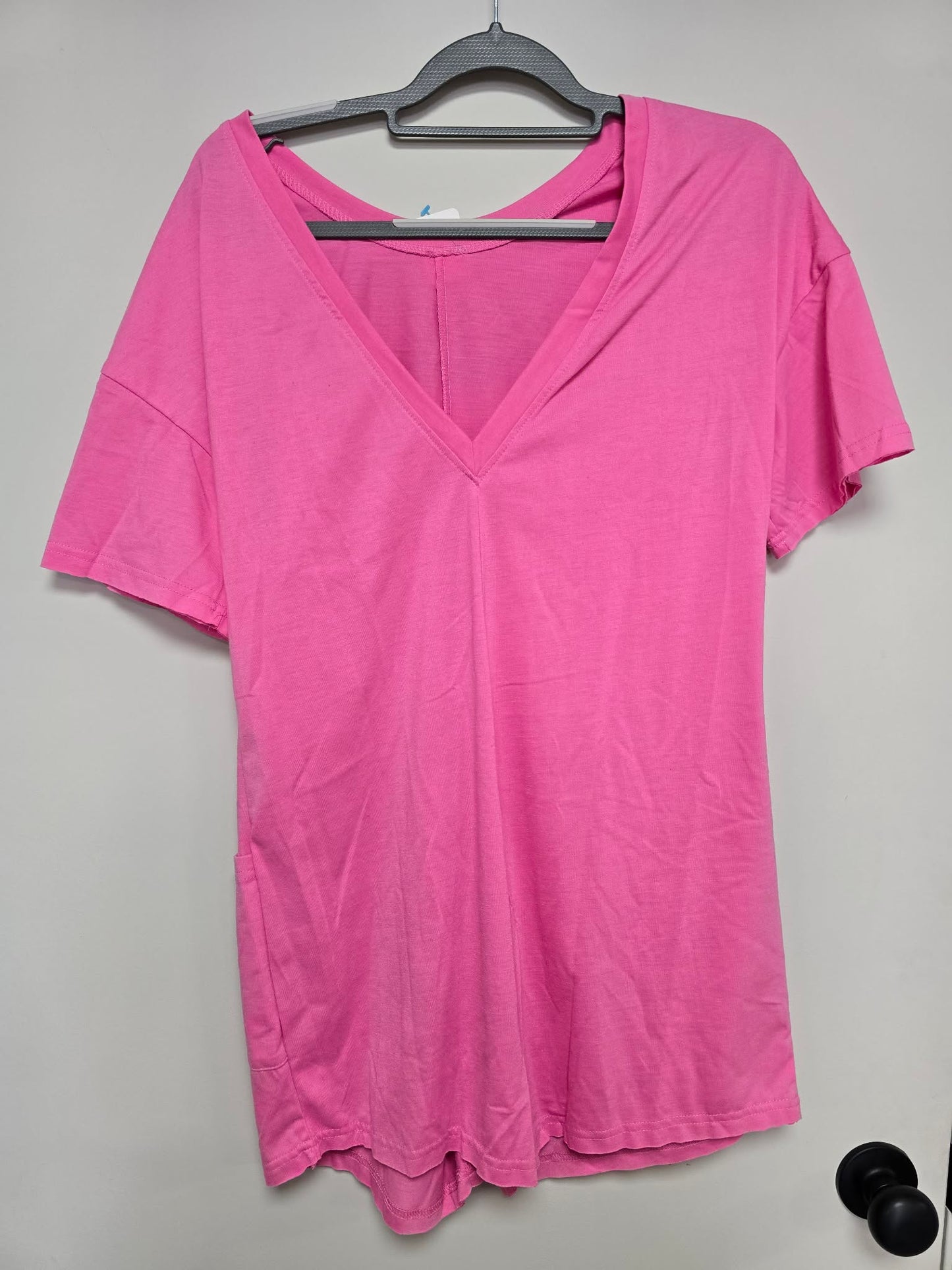 Pink Romper w/ pockets