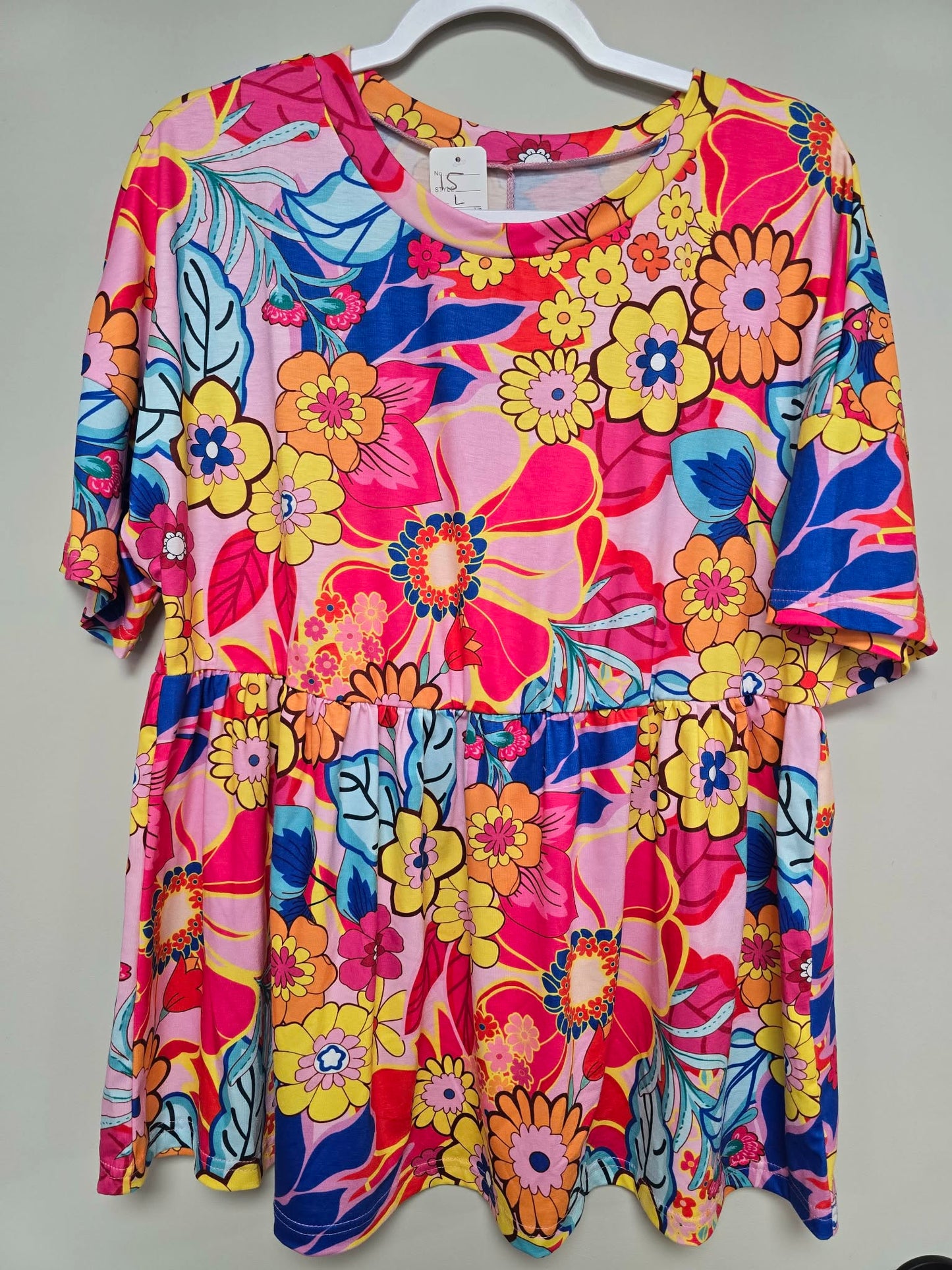 Vibrant floral top