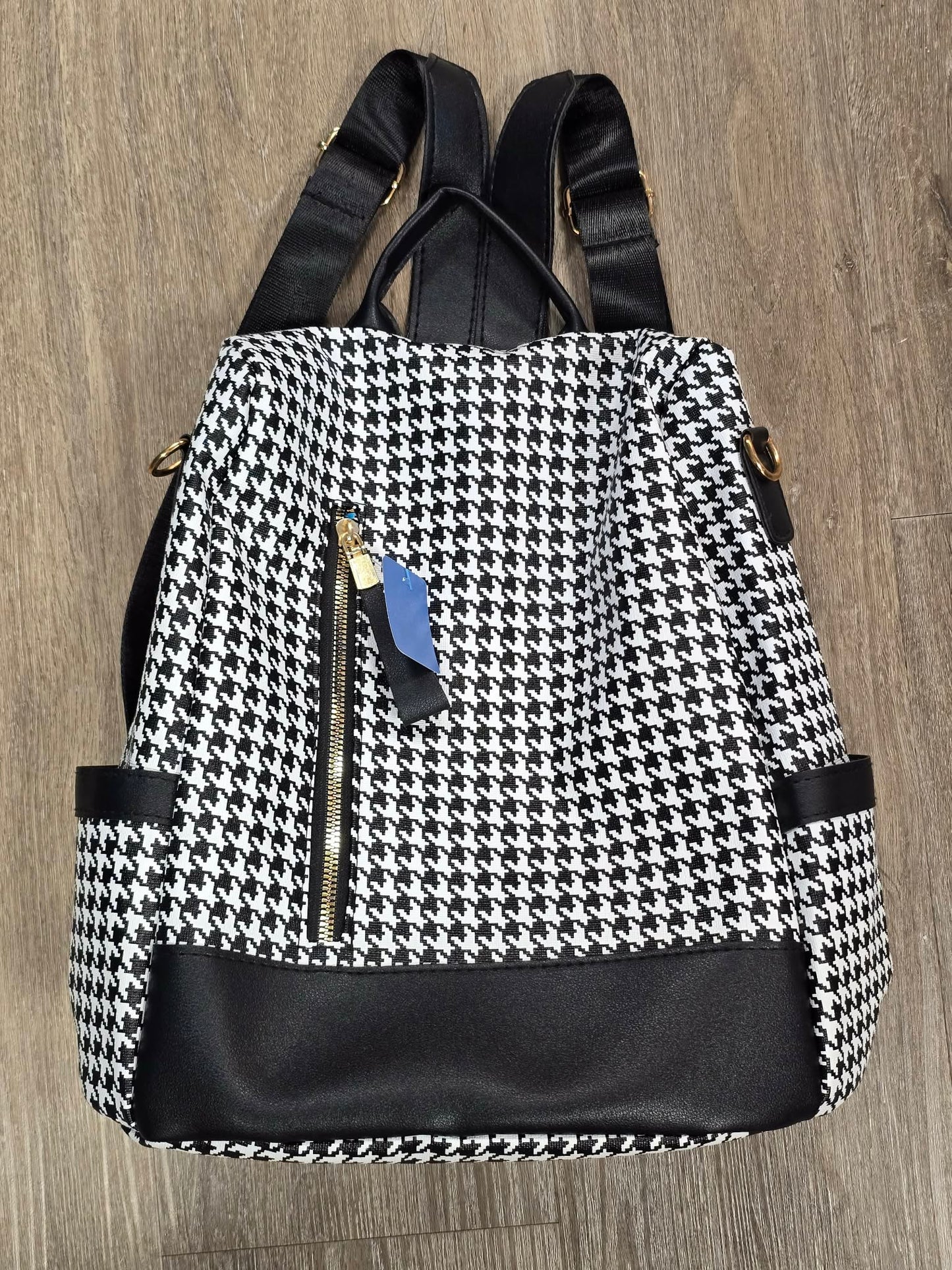 Houndstooth Backback