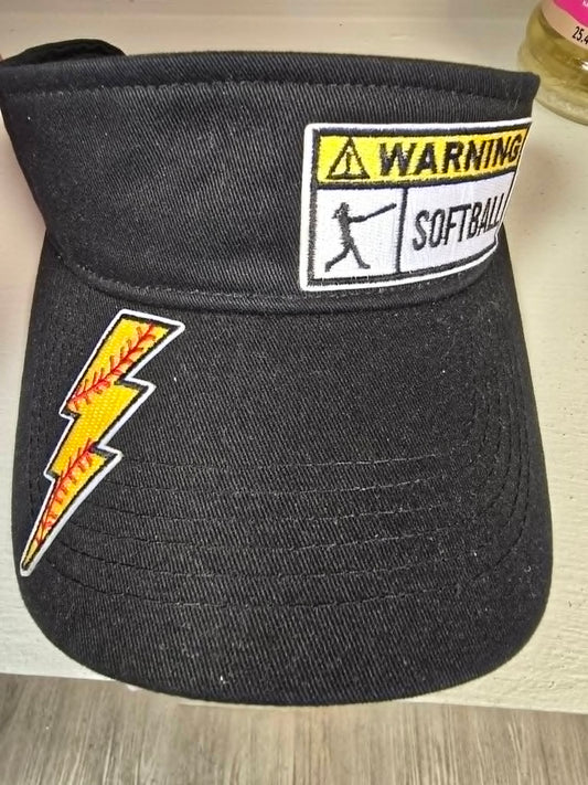 Softball Visor w/ velcro closure